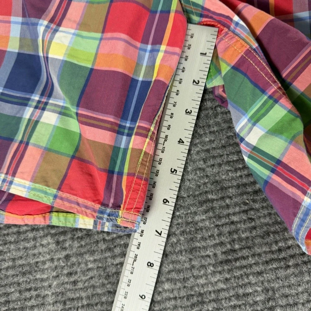 Vintage Polo Ralph Lauren Mens Plaid Swim Trunks Board Shorts Size XL